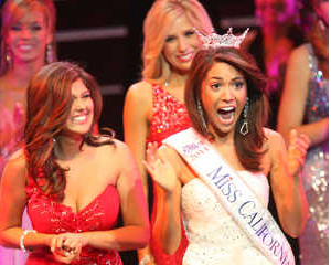 Noelle Freeman crowned Miss California.