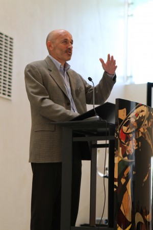 Mark Norton, father of the late Will Norton, at a memorial held Thursday in his son's honor.
