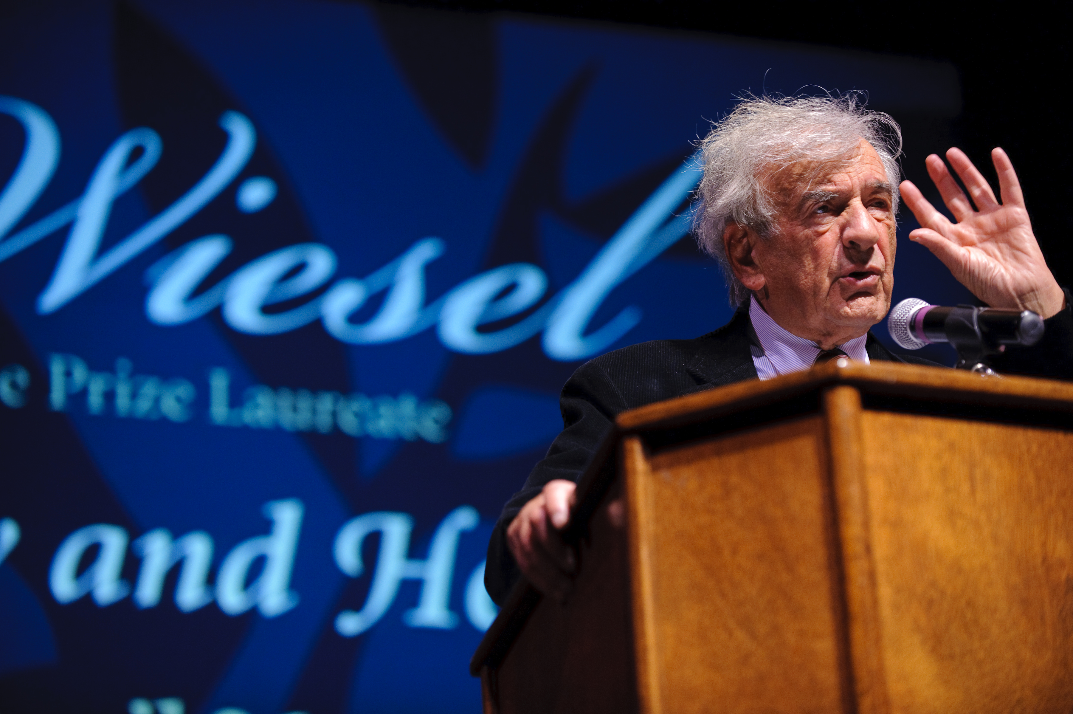 Elie Wiesel, pictured here during his 2010 visit, will return to campus for an April visit.