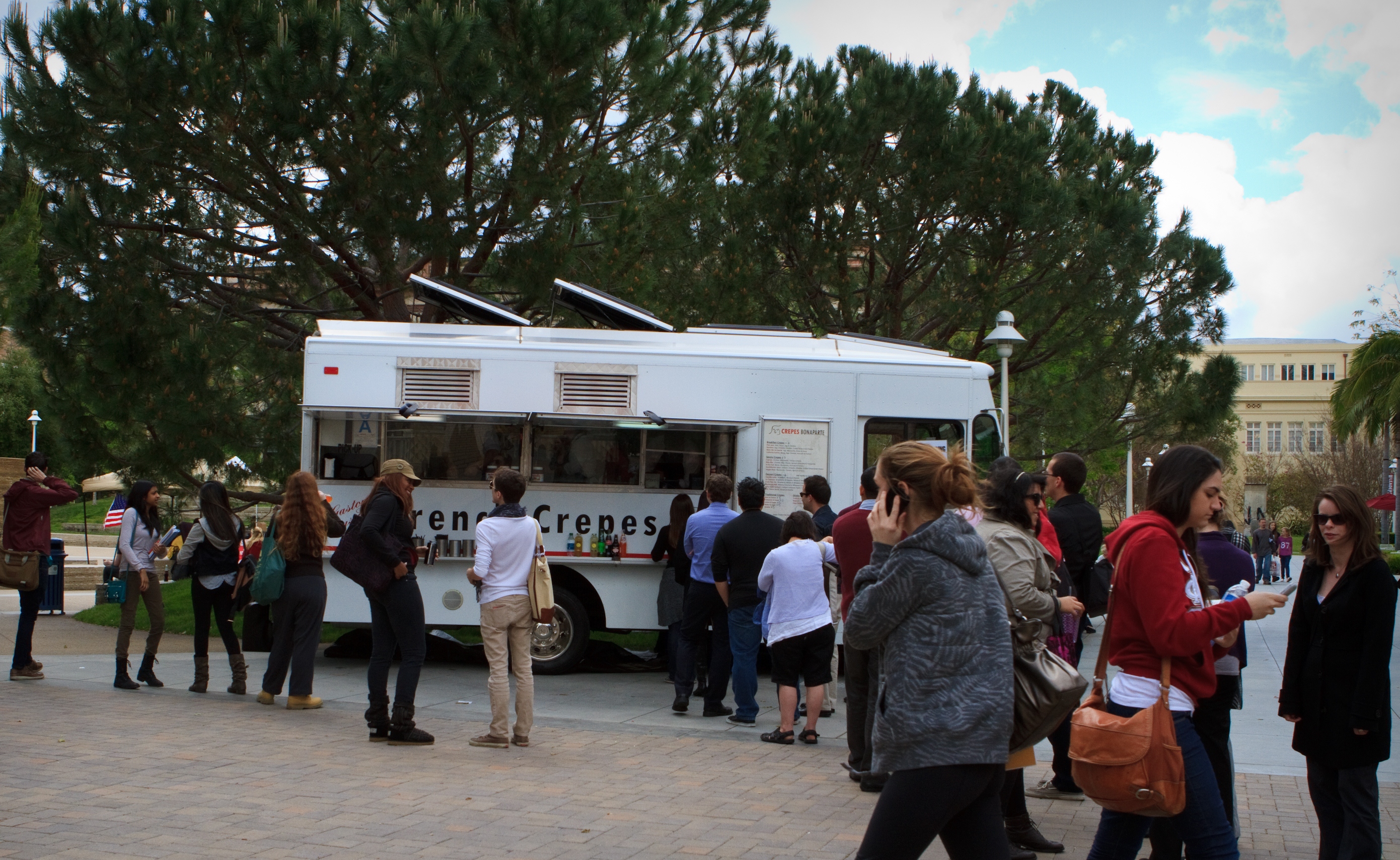 Food truck fans now have a variety of choices at Chapman.