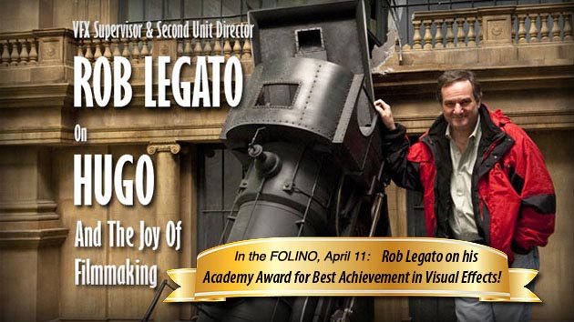 Oscar-winning special effects artist Rob Legato to speak on campus Wednesday, April 11.