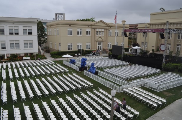 The Bert C. Williams Mall will be the location for several of this weekend's commencement ceremonies. (2013 file photo)