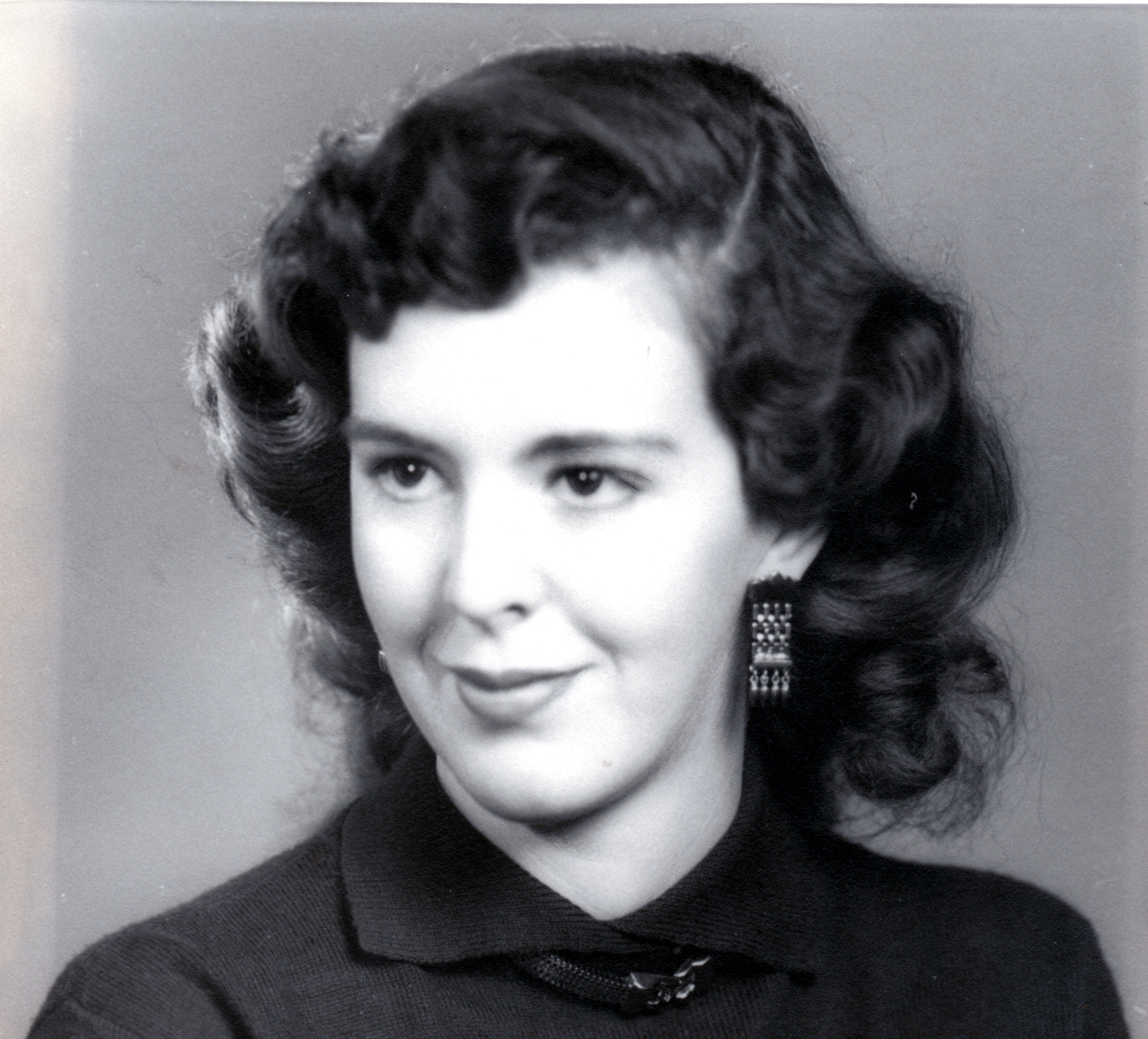 arbara Houck Miller, pictured here in a photograph she gave her husband, Professor Emeritus Jim Miller, on their engagement day.