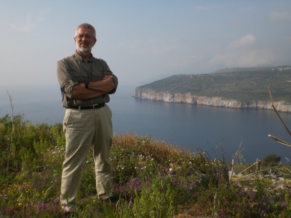 The late professor Marv Meyer during a 2011 trip to Greece. A memorial is planned September 23.