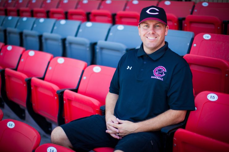 photo of Scott Laverty, head baseball coach at Chapman University