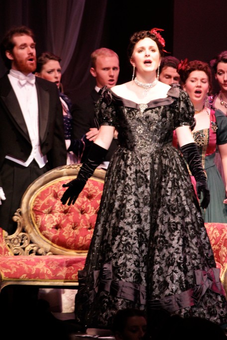 Emily Dyer '15 in last year's production of 'The Merry Widow.'