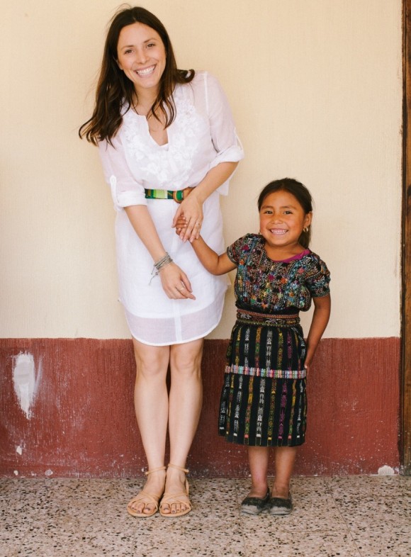 Human rights activist Hannah Skvarla '10, pictured here in Guatemala, is the inaugural recipient of the Schweitzer Rising Star Award.