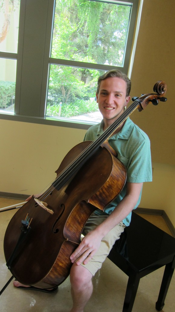 Connor Bogenreif ’15 says returning to the Segerstrom Concert Hall is a unique opportunity.