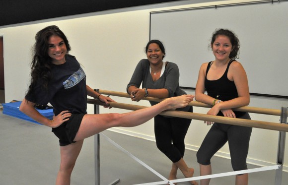 Dance students (from left) xxxx are among six student researchers presenting their dance science studies at an international conference this month.