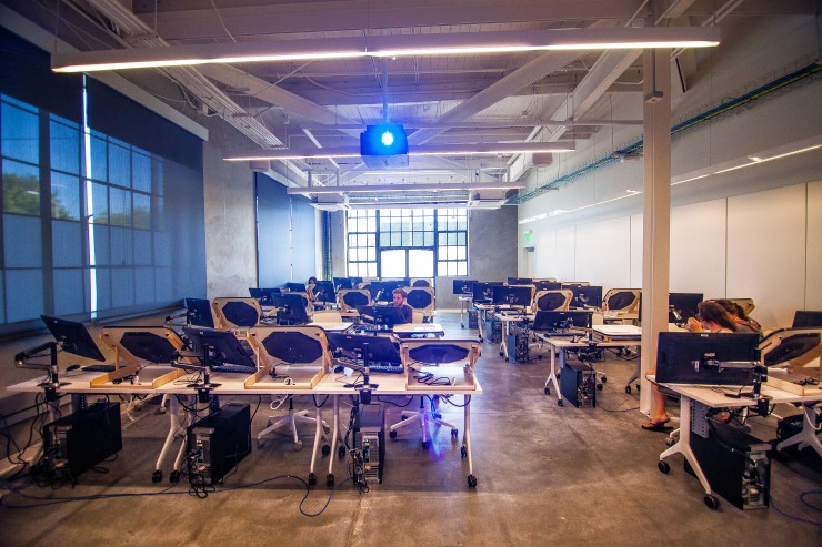 chairs in classroom