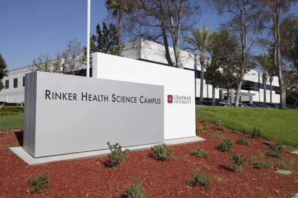 sign that says rinker health science campus