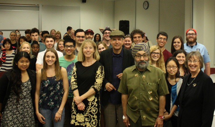 group of people smiling