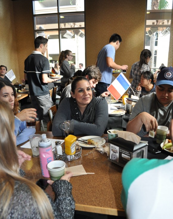 people sitting at a table