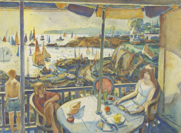 Phil Dike: "Afternoon at Divers Cove," 1980