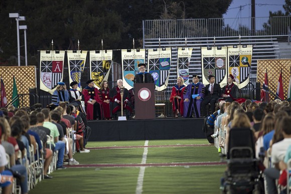 Chapman University Opening Convocation 2014.