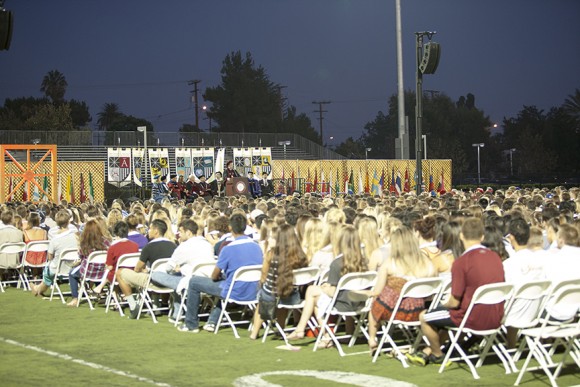 Chapman University Opening Convocation 2014.
