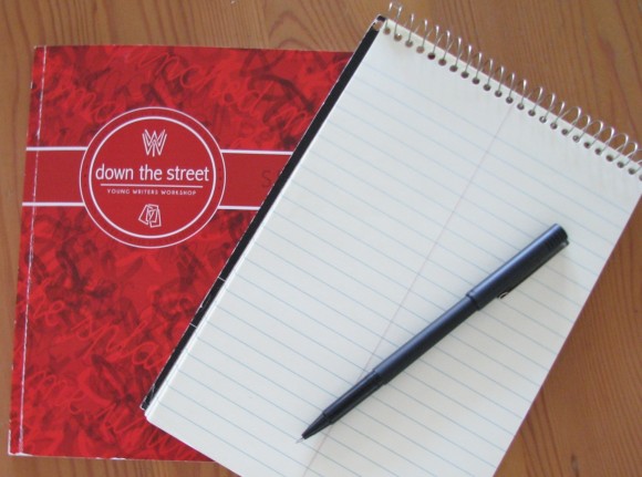 Spiral bound notebook and pen