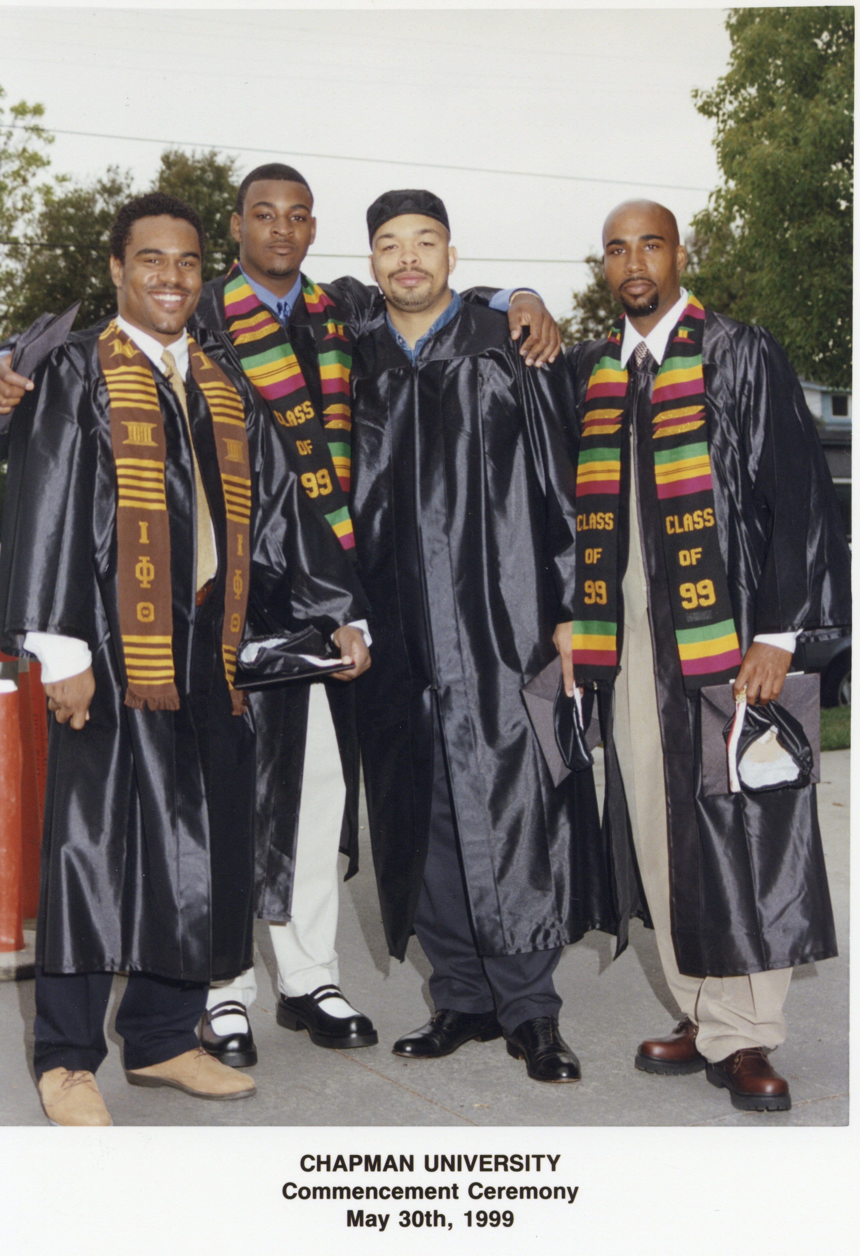 group of men in commencement gowns