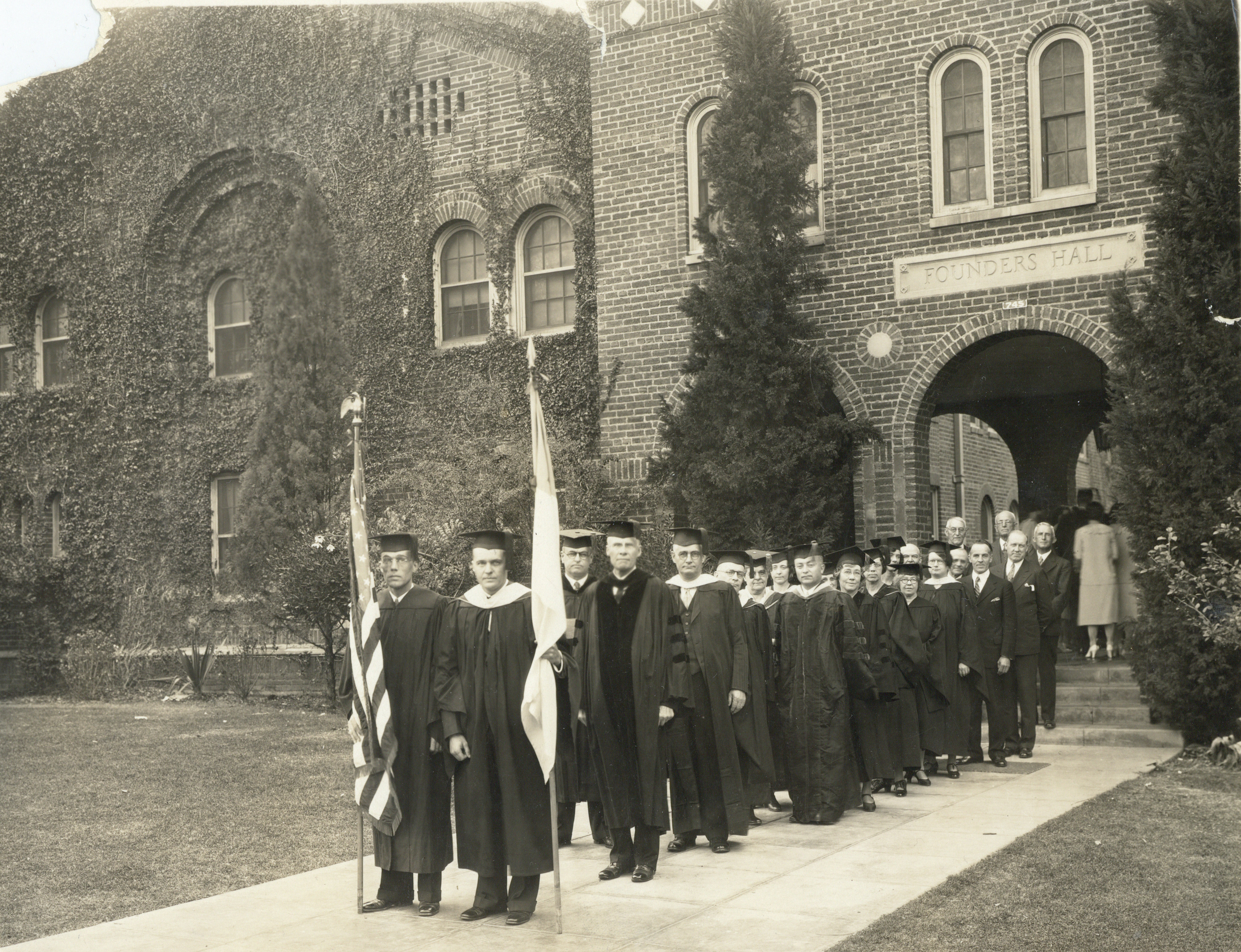 1930 graduation at Chapman