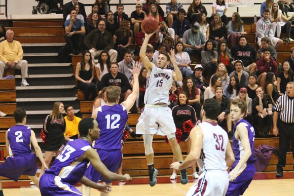 Basketball mid-air shot