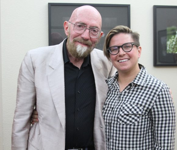 Kip Thorne and Lia Halloran at Chapman University, May 12, 2016.