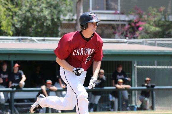 Baseball player running