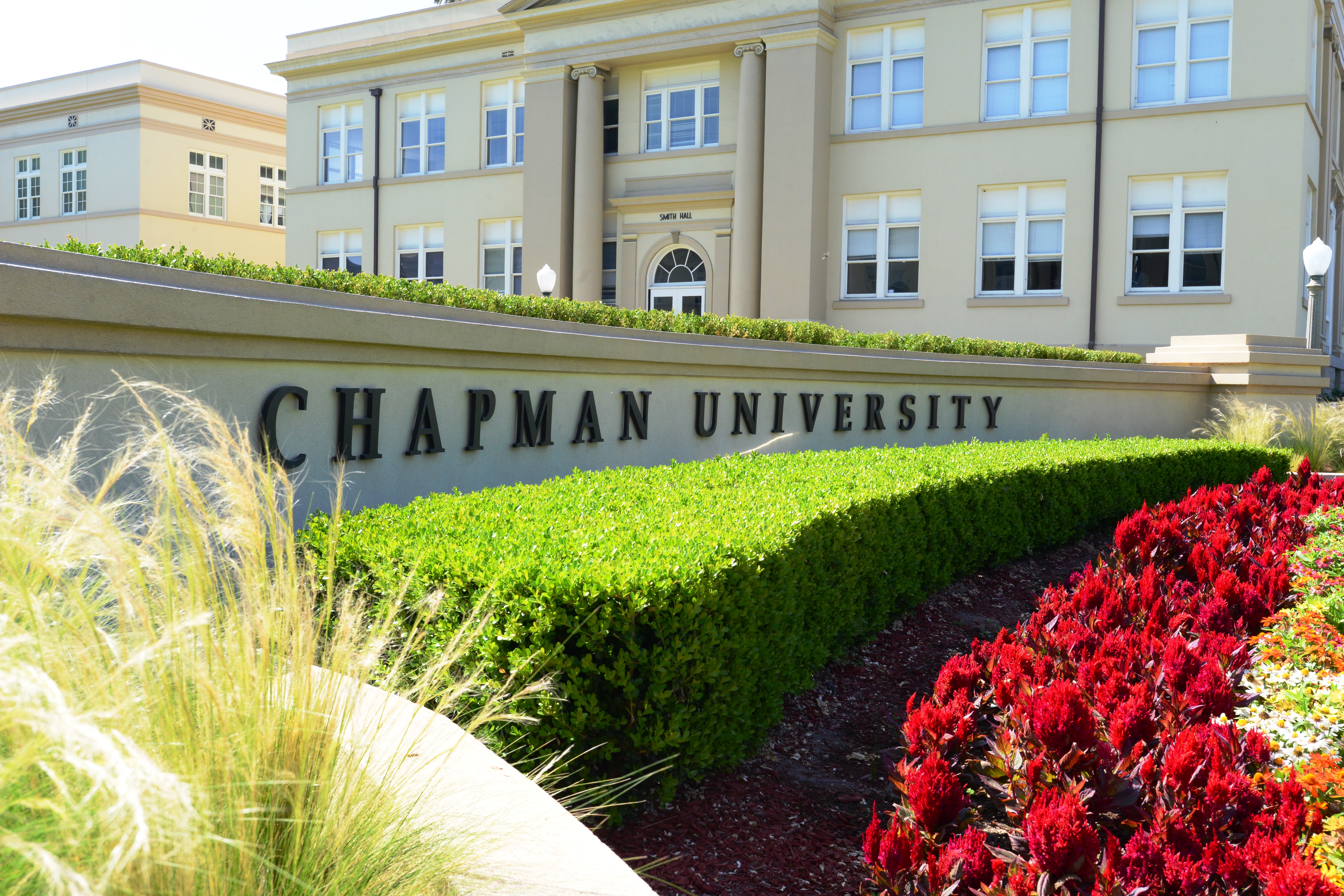Chapman University sign