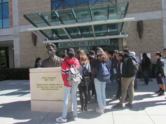 Chapman University, tours, high school students