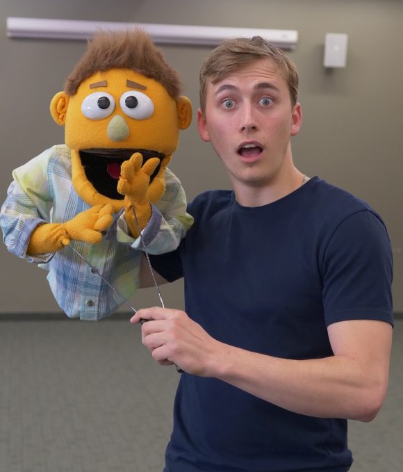actor and puppet