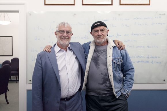 Chapman President Daniele Struppa with twin