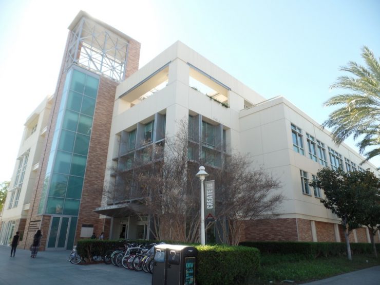 Beckman Hall, home to Argyros School of Business and Economics.