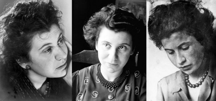 three portraits of Etty.