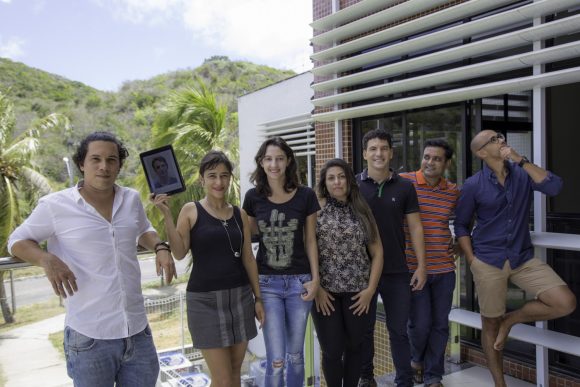 Dr. Silva and his colleagues in Brazil