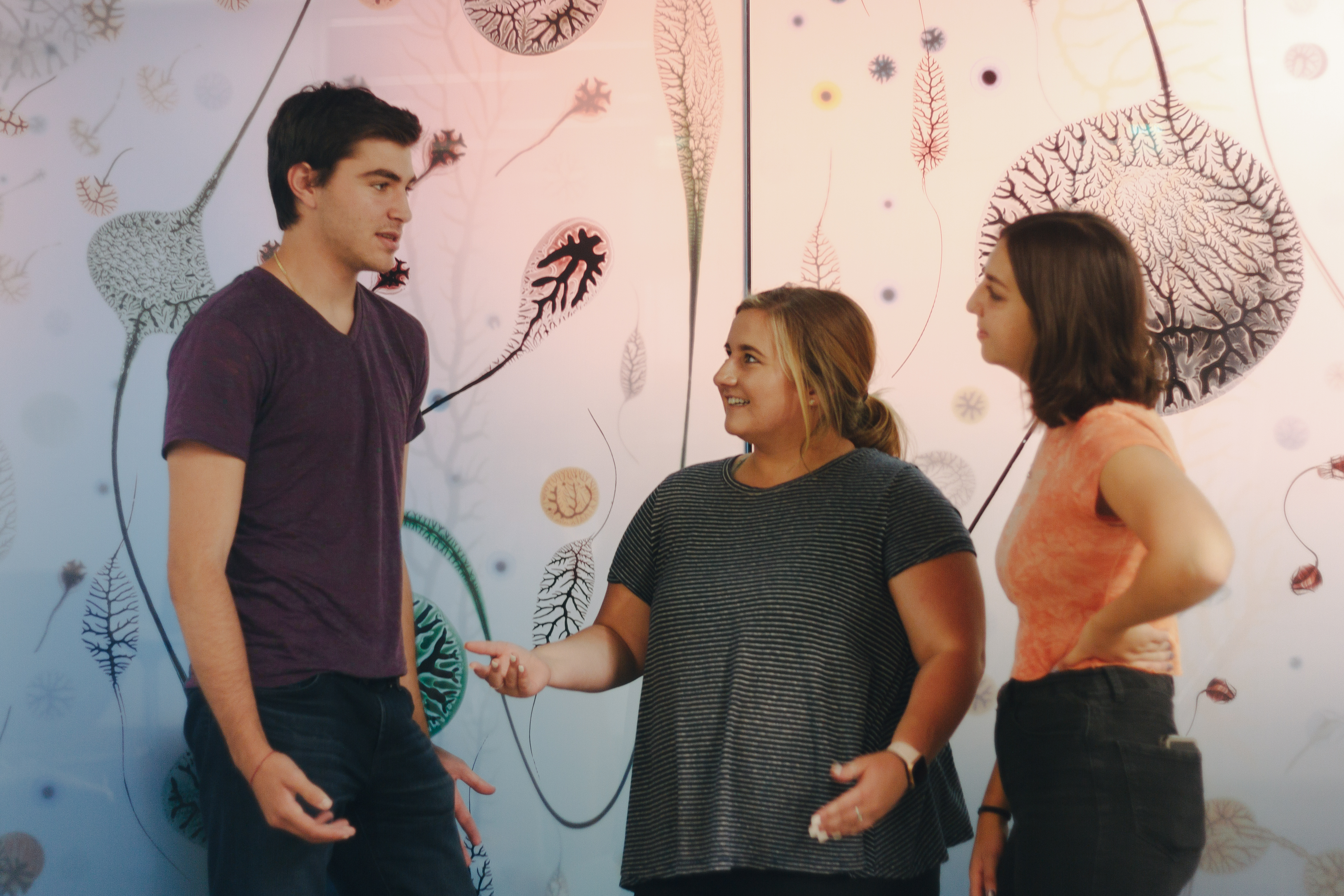 Chapman GCI students in Keck Center