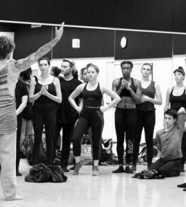 World-renowned dancer and Chapman Presidential Fellow Ido Tadmor teaches master classes during his visits to campus. Recently he accompanied students on a travel course that explored the dance culture of his native Israel.