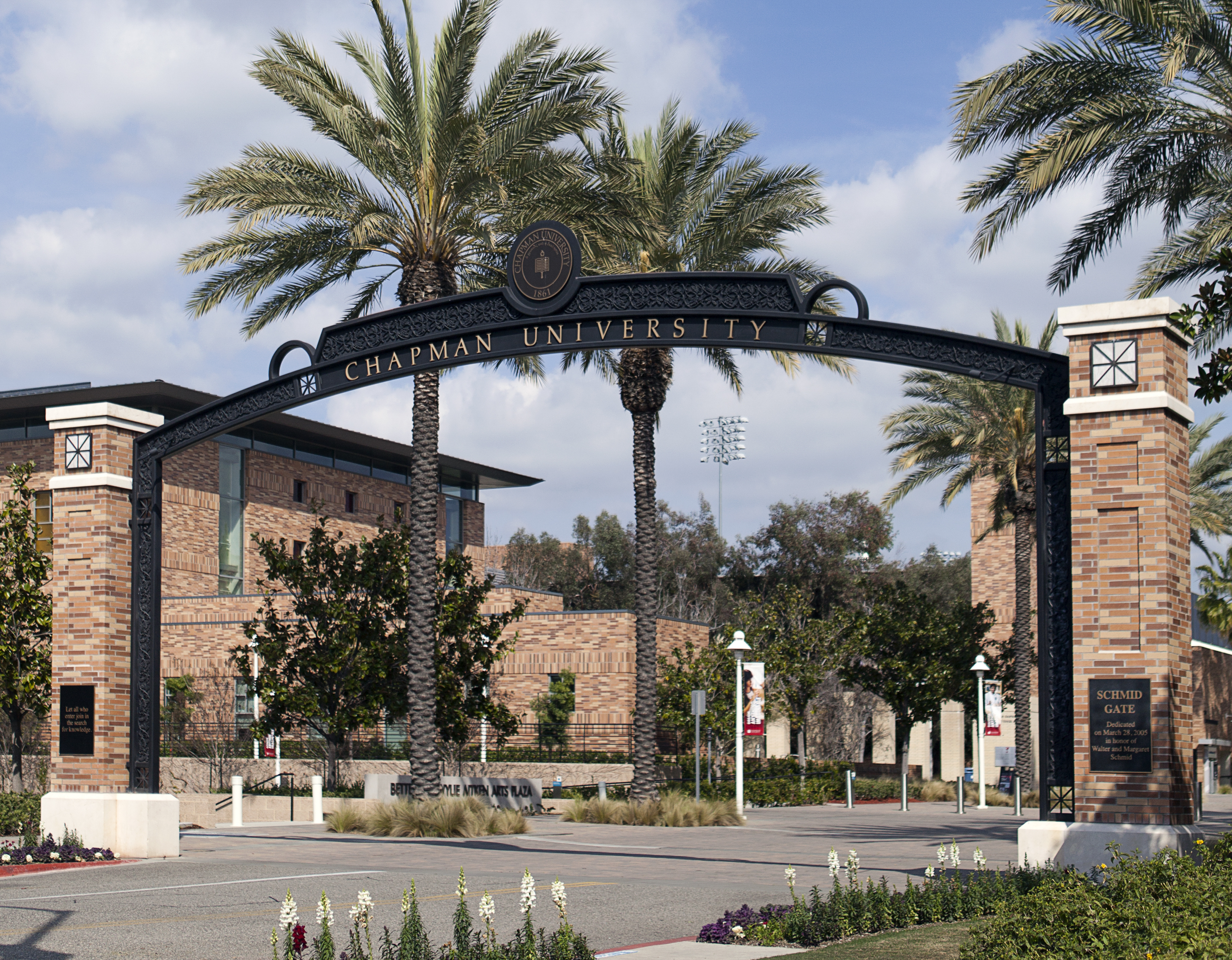 Schmid Gate at Chapman University