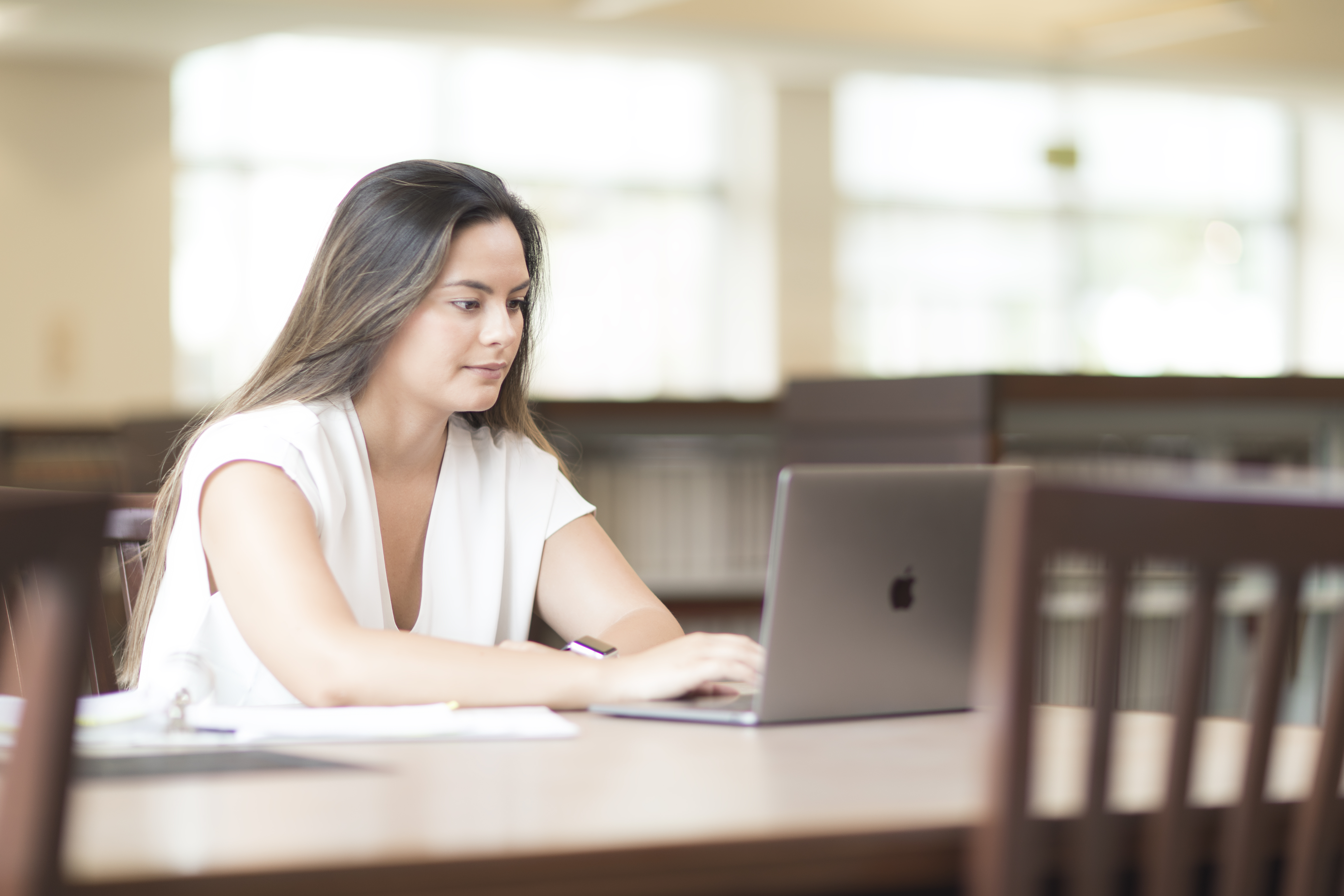girl studying