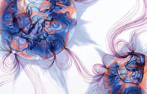 Decorative Purple Sun