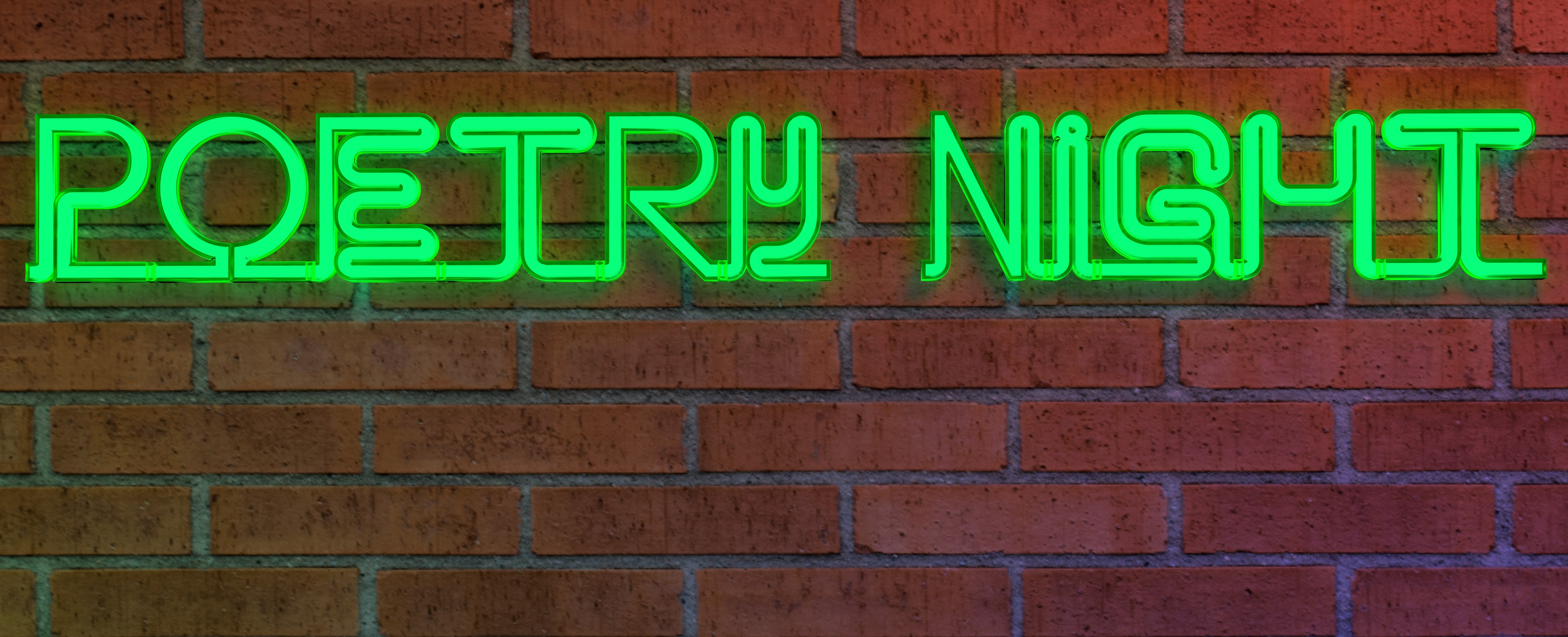 poetry night sign