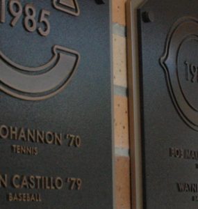 Hall of Fame plaques