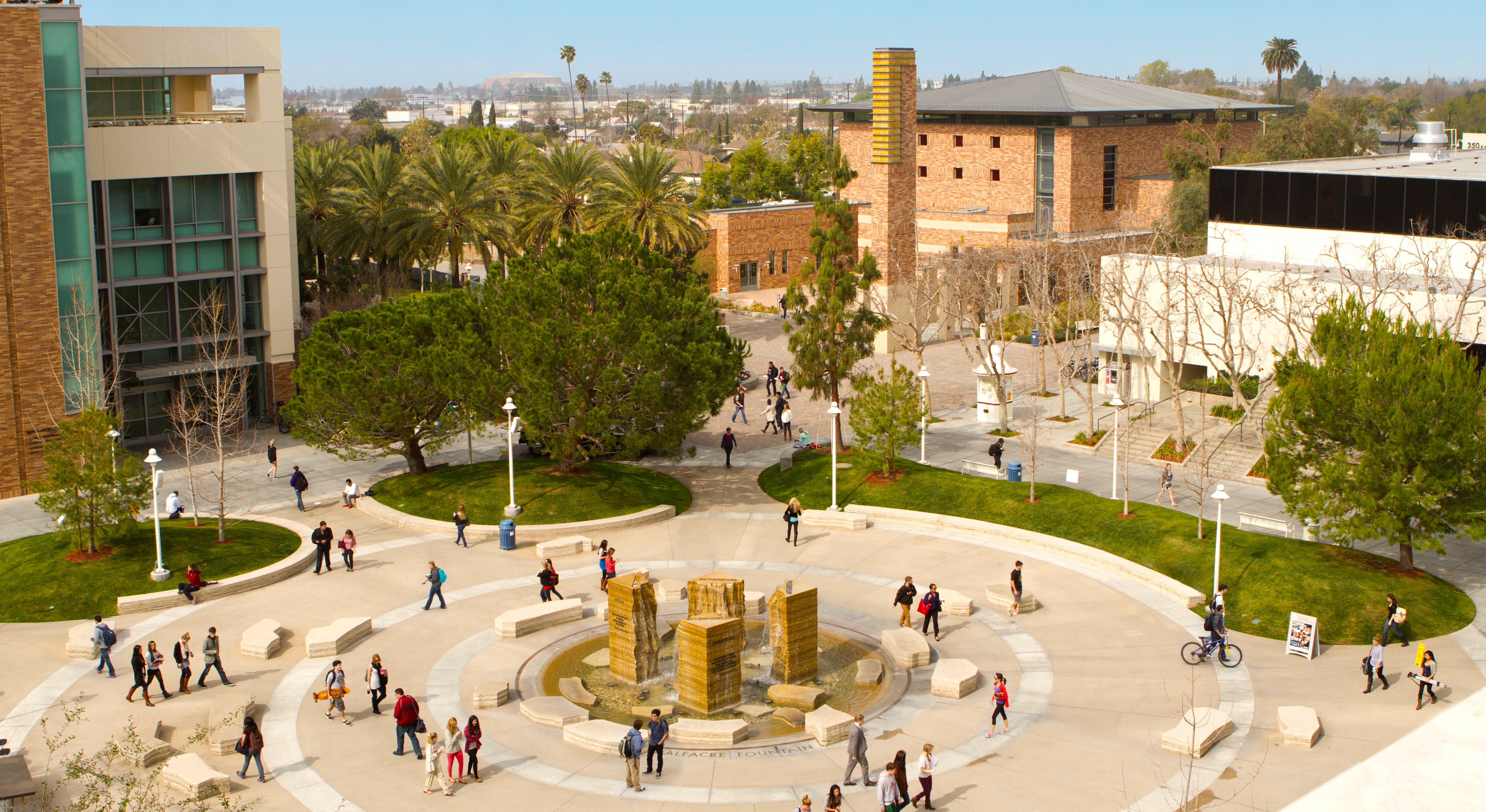 Chapman University piazza