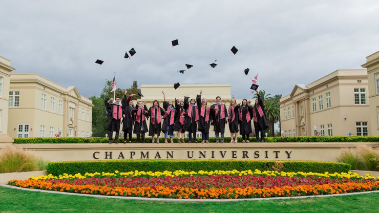 Chapman students celebrate at Commencement