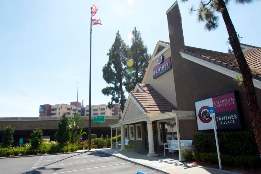 Front of Panther Village