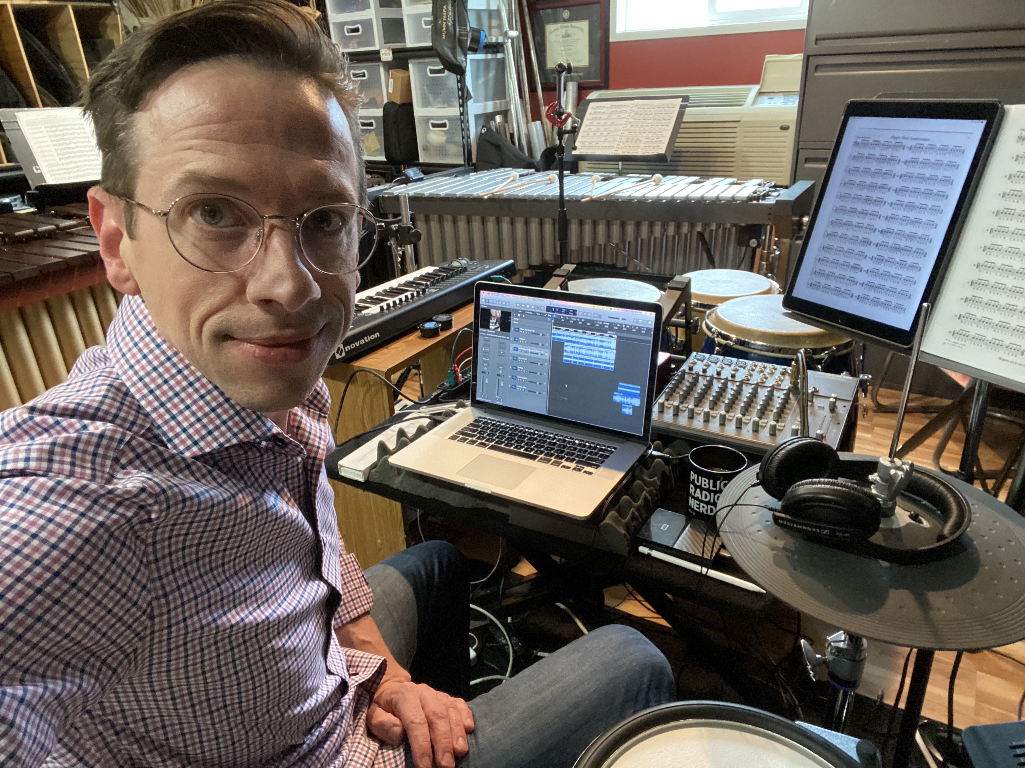 Nick Terry at desk