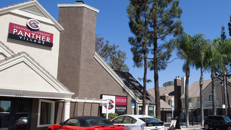 Panther Village Apartments, located about a mile from Chapman’s Orange campus, will be available to local first responders in need of temporary quarantine housing following suspected exposure to COVID-19.
