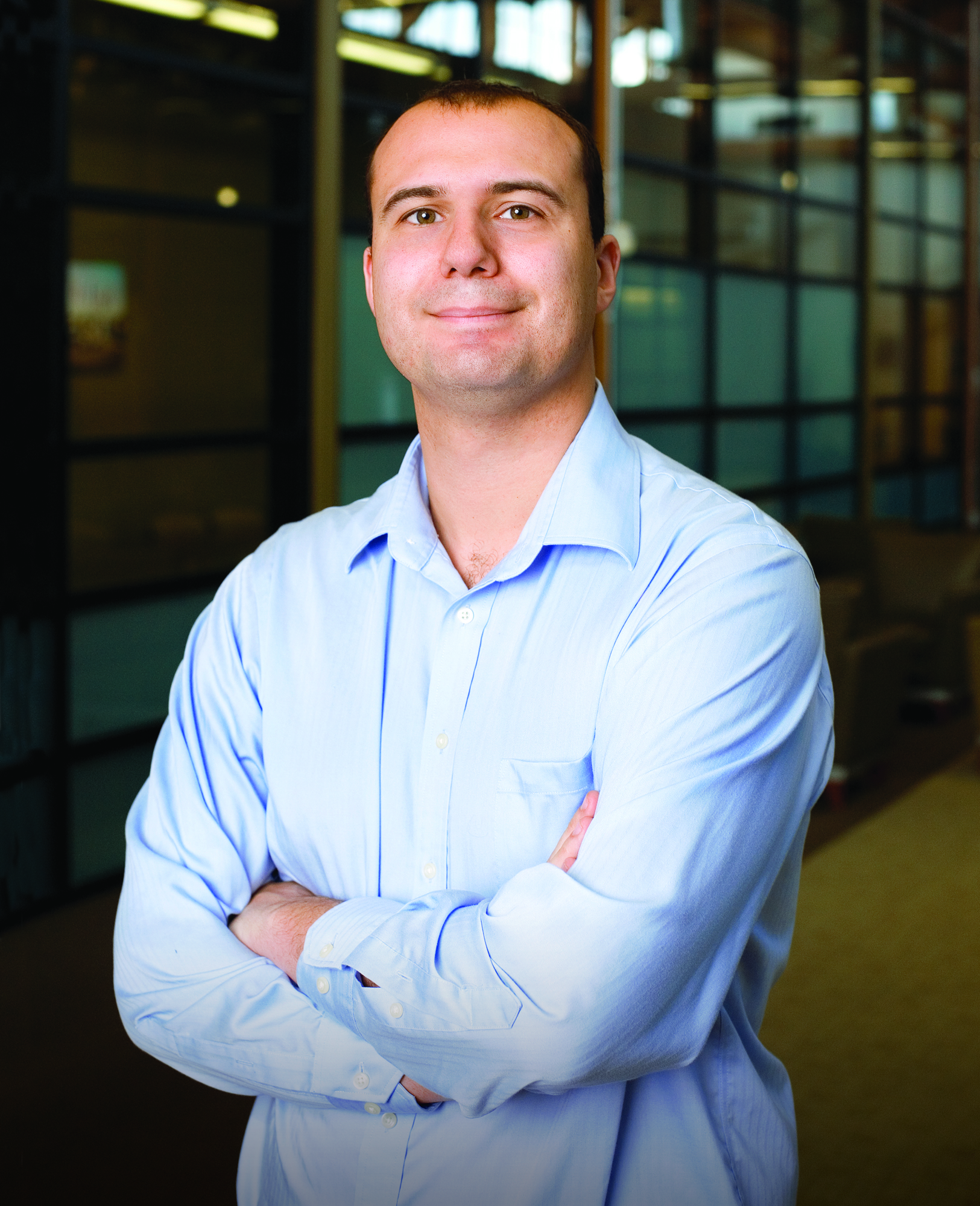 Environmental portrait of David Frederick, Ph.D.