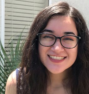 Head and shoulders photo of Chapman University sociology major Marisa Quezada ’22 a key a key member of an advocacy group fighting racism in neighborhood schools.