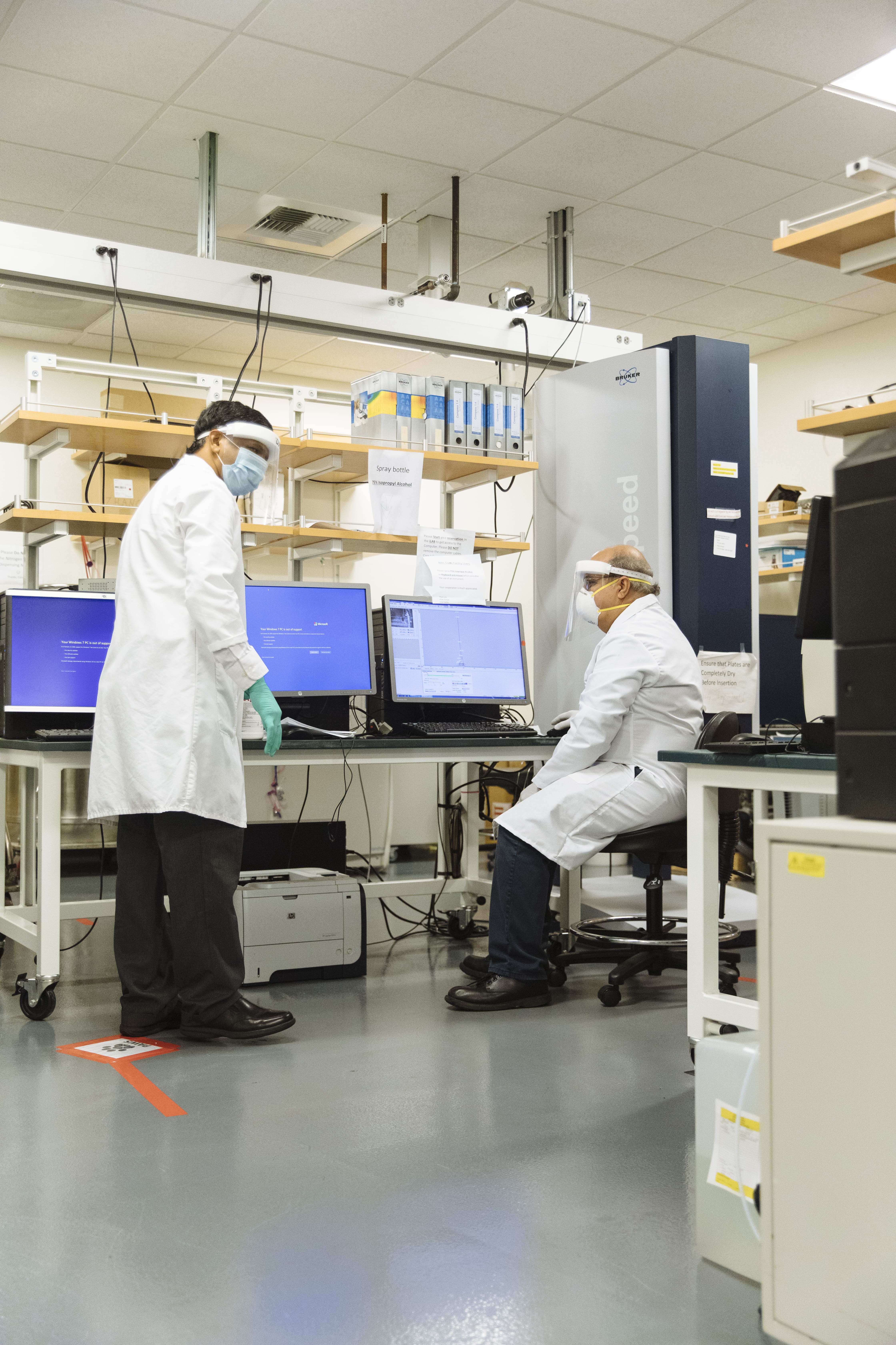 Doctor Parang in lab