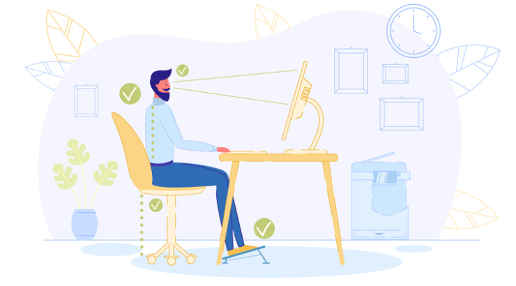 Tips on ergonomic workstation