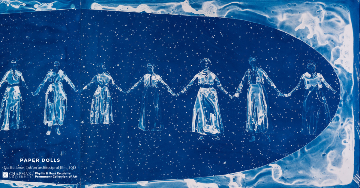 Women scientists holding hands.
